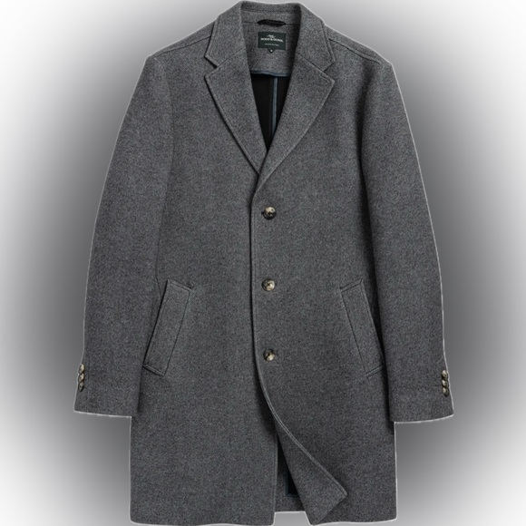 [NWT] Rodd & Gunn, Calton Hill Wool Blend Coat, ASH, Small *Italian Wool* - Picture 3 of 5